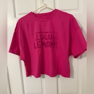 Lululemon Women's Abrasion-Resistant Train Cropped Top Ed Curtis Collab Size 8